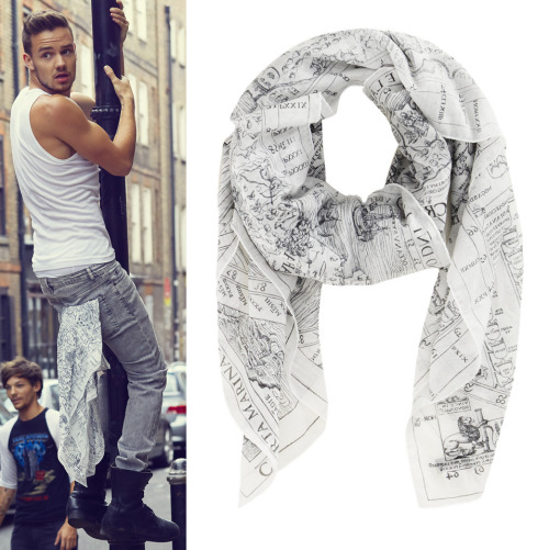 Liam has this scarf tucked into his pocket in the Midnight Memories album pictures.
Acne - £59