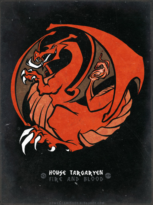 House Charizard / Targaryen by Cami Sanders / posted by ianbrooks.me