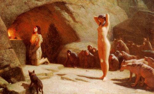 meanwhilebackinthedungeon:

— John Charles Dollman
The Temptation of St Anthony
