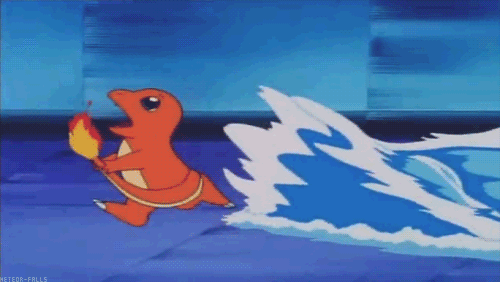 death-by-lulz:

kittenesque:
Friendly reminder: Charmander is literally running for his life because if his tail flame goes out, he will die =]

This post has been featured on a 1000notes.com blog.