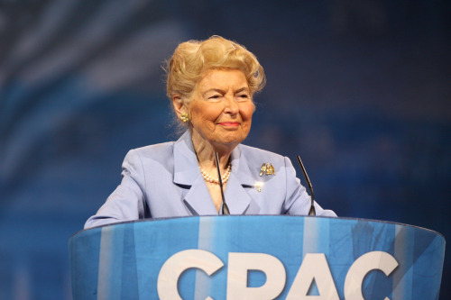 Phyllis Schlafly speaks at CPAC