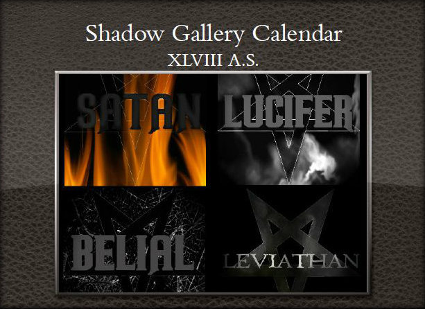 Shadow Gallery Calendar XLVIII A.S.