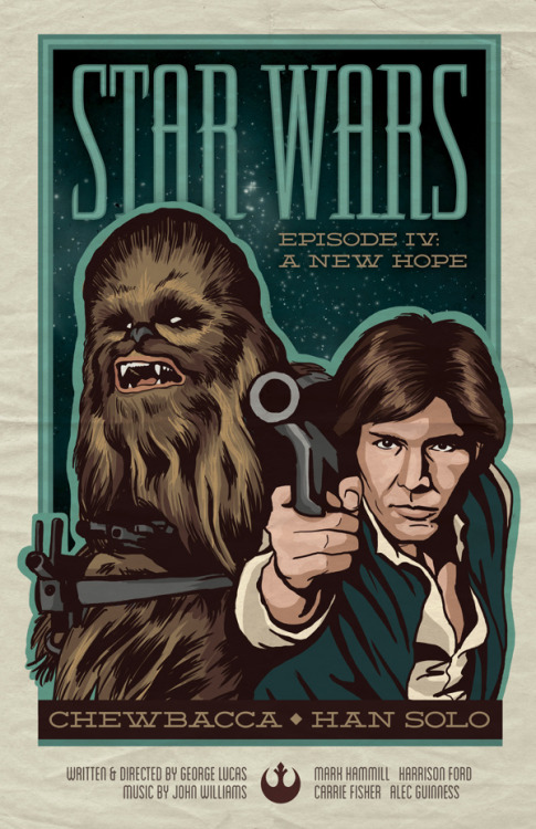 Star Wars: Chewbacca &amp; Han Solo
Created by Julia Williams