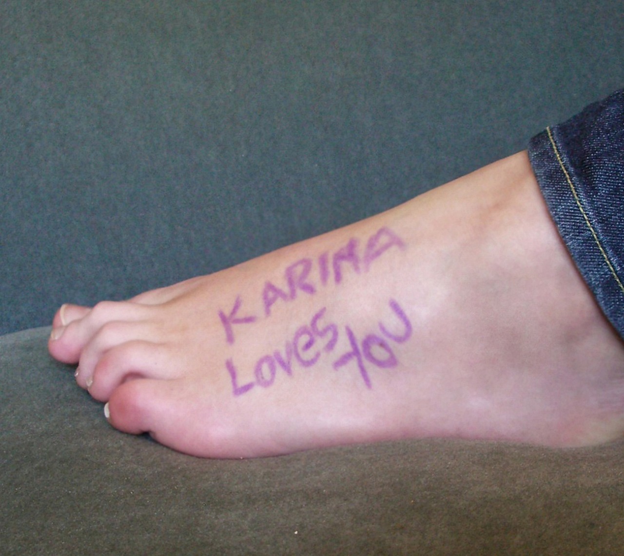 Los pies de Karina