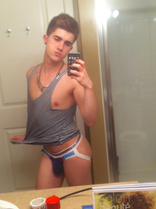 classy-adventure: My new Arena Jock from Andrew Christian :) so comfy, love the front pouch! i have one, too