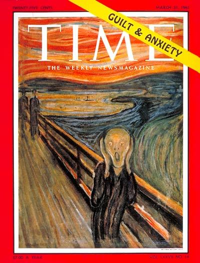 ¨&#8221;The Scream&#8221; was on the cover of Time magazine in 1961