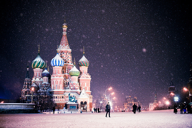 Moscow. Snow. 
