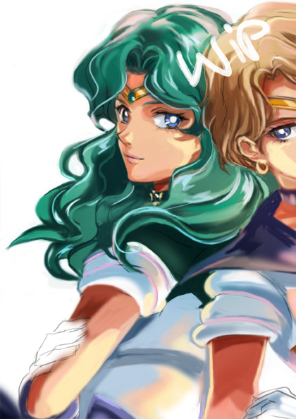 WIP&#8230; rarely draw anything atm but those two are always fun
