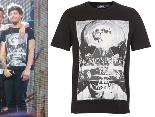 Louis Tomlinson wore this t shirt at one of the boys concerts.
Topman - £16