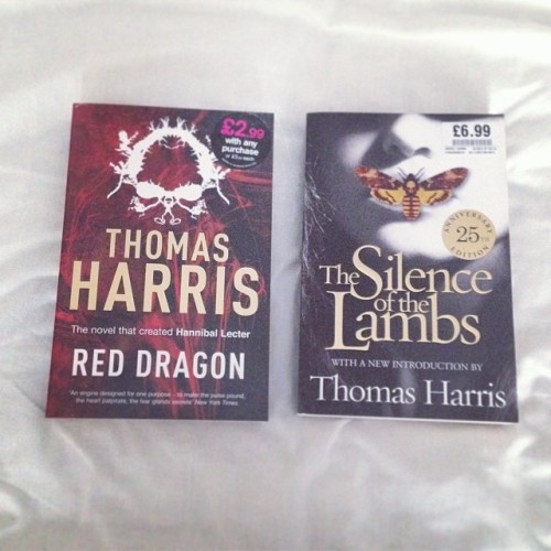 Boxing Day Purchases: Red Dragon and The Silence of the Lambs by Thomas Harris from HMV for £9.98