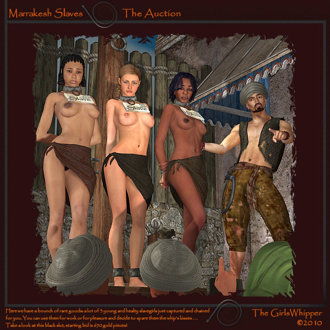 Nude Harem Slaves Auction Girls