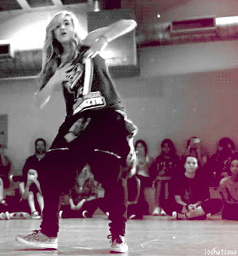 gif vans girl Black and White*** beautiful style dancing blonde animation chachi chachi gonzales curly hair gonzales peoples street dance leopard sneakers 