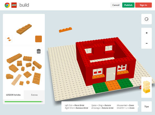 wannabe-badwolf:

sophiealdred:

Want to play with LEGO, but don’t have any LEGO, or maybe just have motor problems that make it difficult to play with? Do you use Google Chrome?WELP: http://www.buildwithchrome.com/builder

HOLY SHIT.
