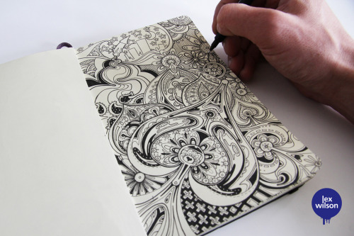 Moleskine Illustrations by Lex Wilson
These intricate illustrations are created by London based graphic designer and illustrator Lex Wilson. He&#8217;s filled an entire Moleskine notebook with these incredible little doodles and you can check out the entire series on his behance and flickr which are linked below. I strongly suggest checking them out because I only selected a few and there&#8217;s many many more.

Artists: | Flickr | Behance | Facebook | Twitter | [via: Whudat]
