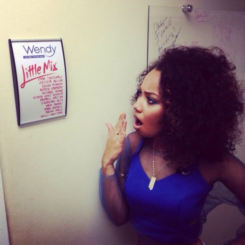@LittleMixOffic: Little mix on @WendyWilliams show!!!???? Tune in mixers!!! :D leigh