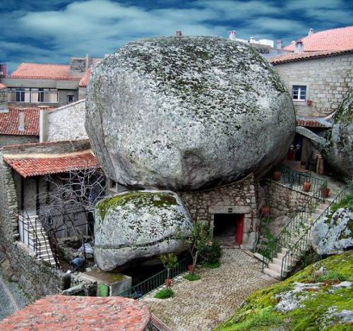 Rock House, Monsanto, Portugal