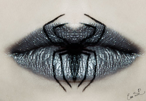Venom lip art by Chuchy5
