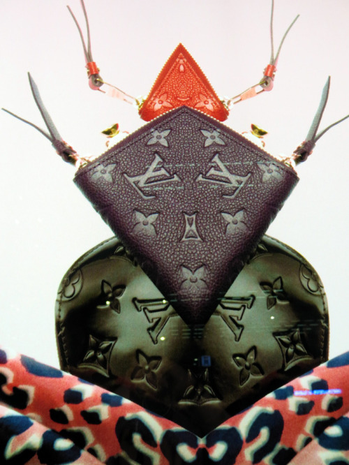 (via SHINJUKU LOUIS VUITTON IS CRAWLING WITH GIANT BUGS. WINDOW DISPLAYS AND ALL. | Tokyo Fashion Diaries)
