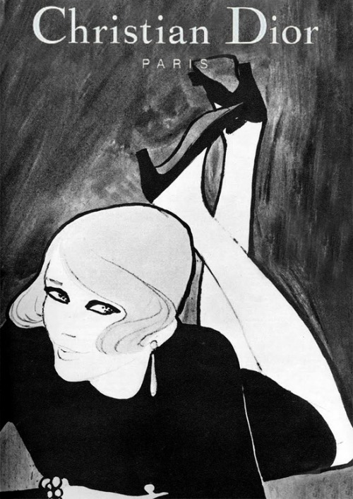 Christian Dior 1967
Illustration by René Gruau