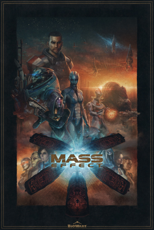 Mass Effect Saga - Illustration for Bioware by Sam Spratt
