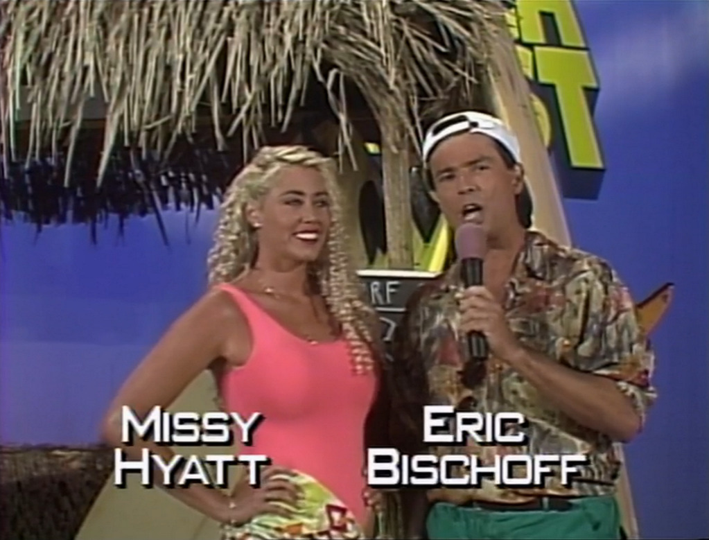 WCW WorldWide — Missy Hyatt and Eric Bischoff - WCW Beach Blast...