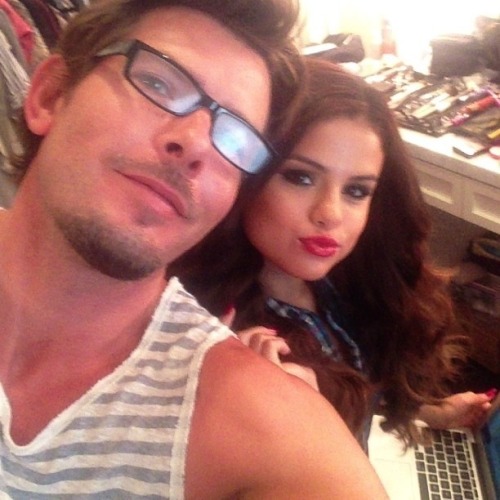 dickycollins: Fun day at work !!! @selenagomez