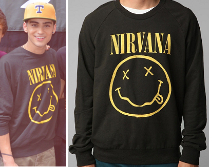 Zayn Malik&#8217;s Nirvana Sweater
Downtown - $54