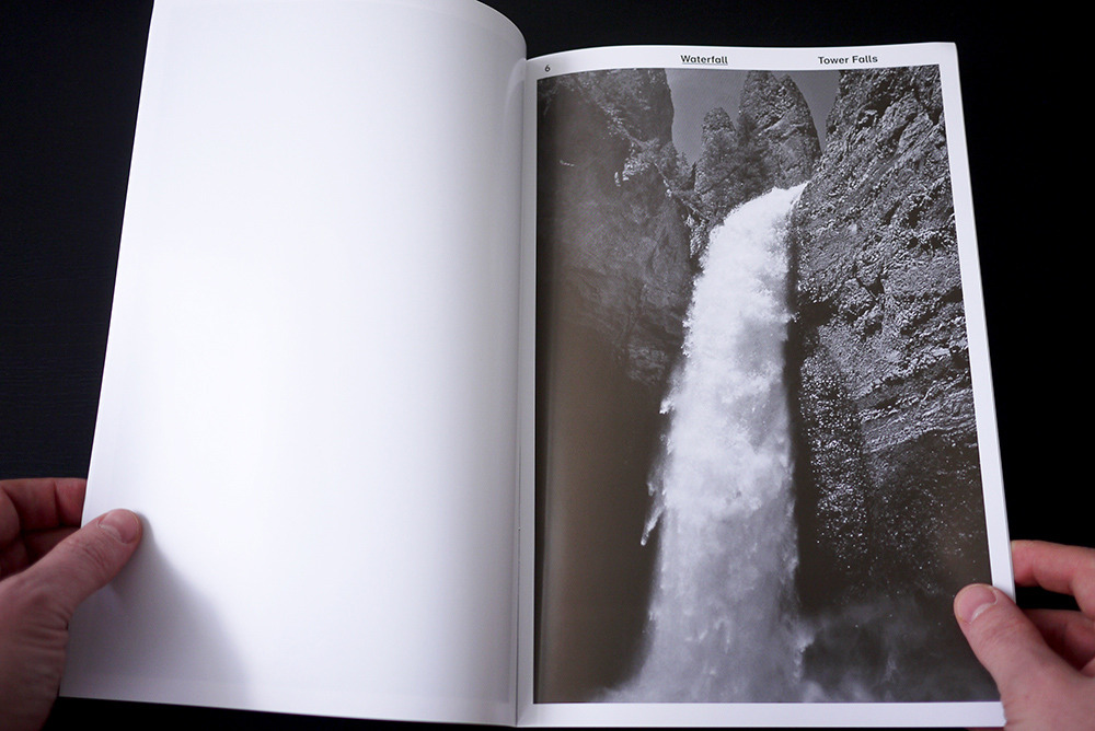 Burel, Ludovic. Waterfall. 
it: éditions, 2008, 32 pages.