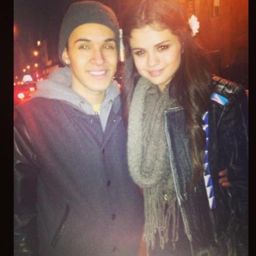 Selena and fan yesterday!