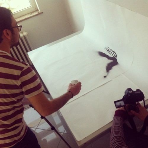 avaritia shooting, burak kaleli /// d-olduruş workshop at hü design workshop/ analog kinetic typography workshop by me #shot #shooting #fe #burak #typography #analog #kinetic #workshop #