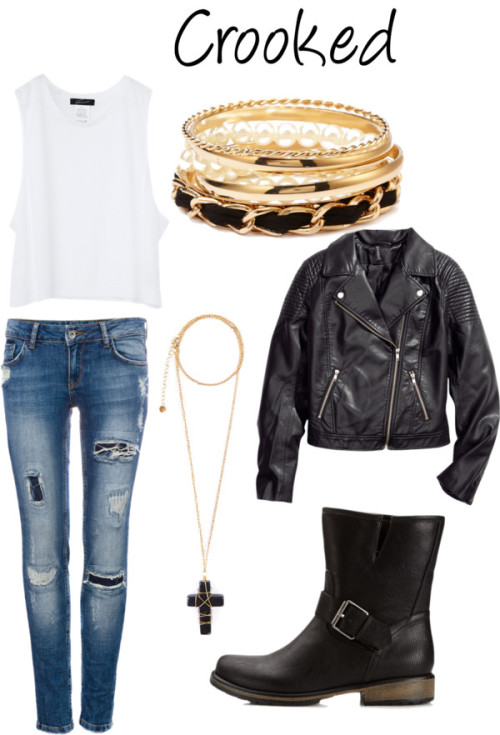 Outfit inspired by: G.Dragon 'Crooked' MV.Link: http://www.polyvore ...