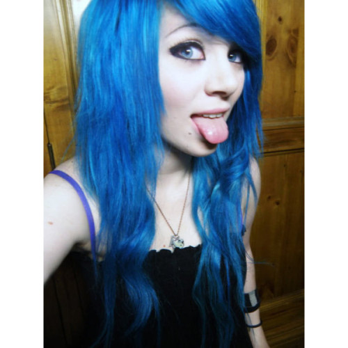 Amber McCrackin Blue Hair