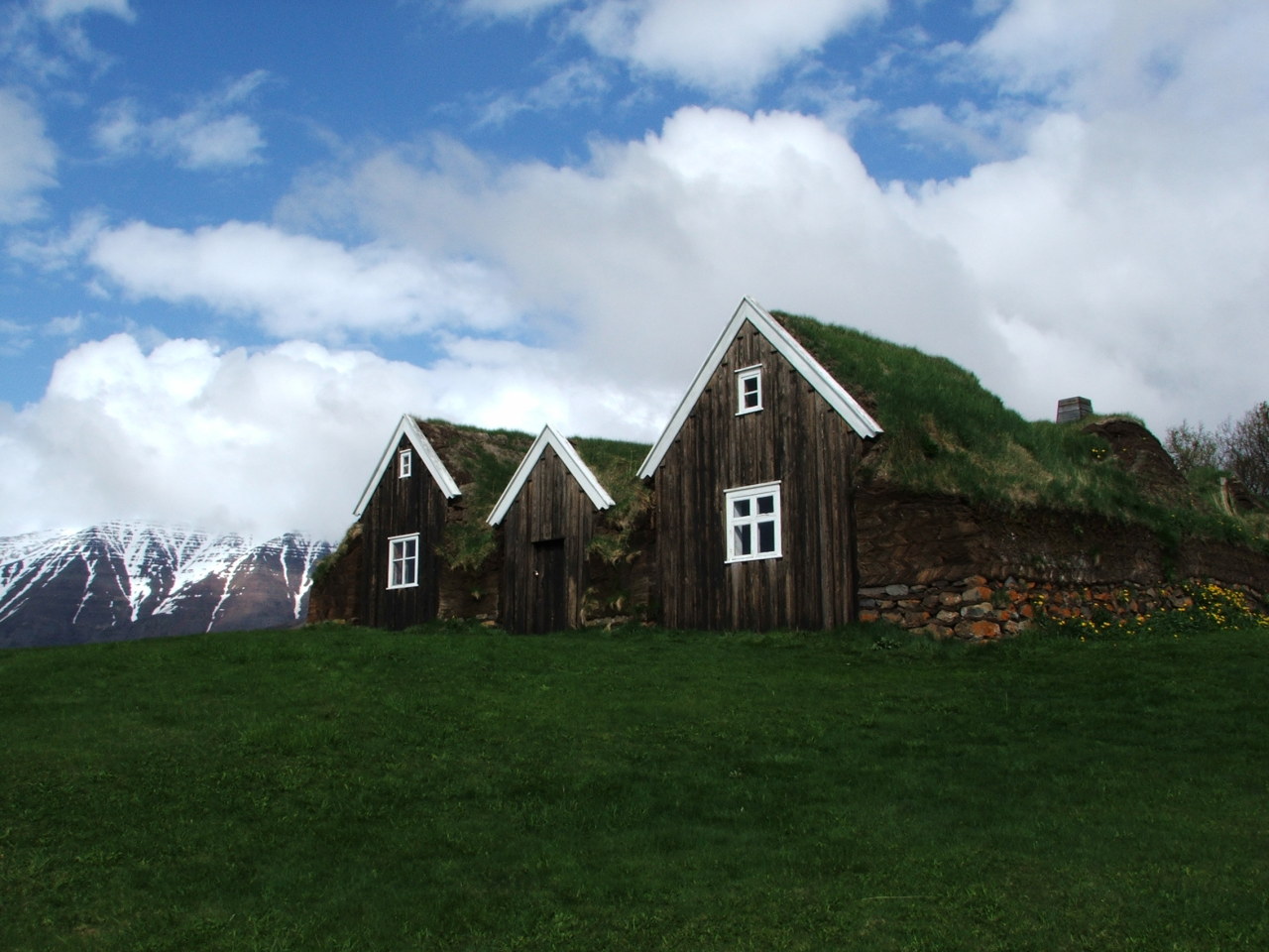 Cabins in Hólar, Iceland. Contributed by Shawna Nelson.
