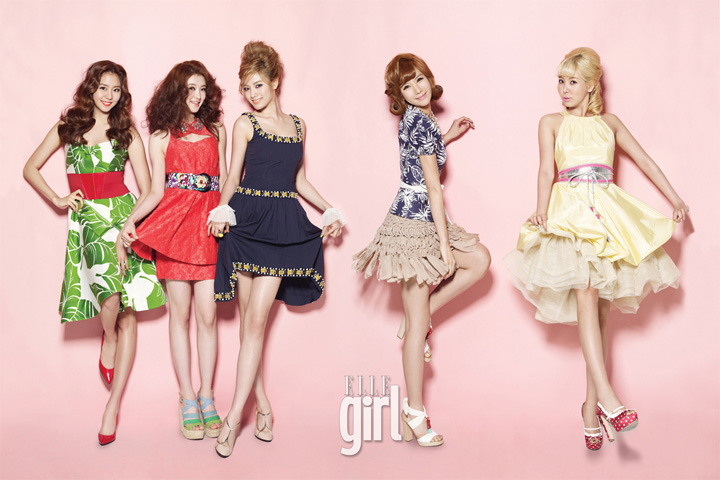 After School Jung Ah, Uee, Nana, Raina, and E Young - Elle Girl Magazine May Issue &#8216;11