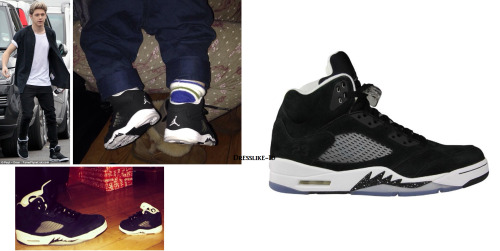 Niall and Theo&#8217;s matching Nike Air Jordans that Niall wore while filming scenes for Midnight Memories (December 2013)
Mens - Footlocker £134.99
If anyone wants the Kids version for someone they know, there are Infant and Kids version&#8217;s available at the same place. 
Infants - Footlocker £39.99
Kids - Footlocker £59.99