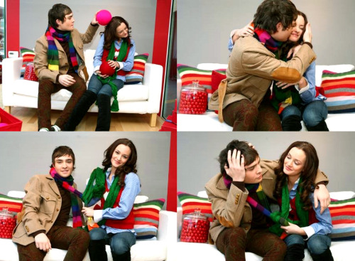 pineappleupsidedown Ed Westwick and Leighton Meester for Gap edited by 