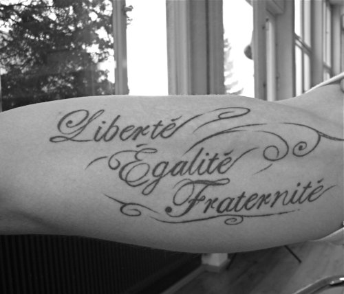 craftdenim: JAN's rocking french tattoo. Shot by Michael Kopplstätter at the 