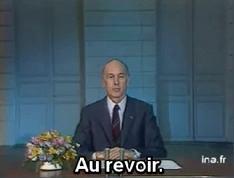 Giscard au revoir