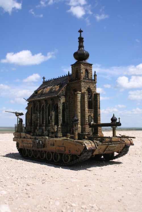 ChurchTanks by Kris Kuksi / posted by ianbrooks.me