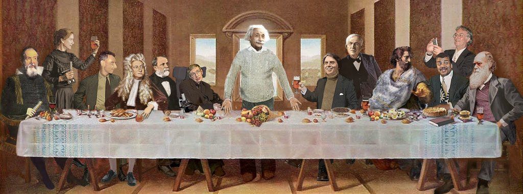 If you wish to have a last supper, you must first create the universe. (If you’re looking for a new Facebook cover photo, might I suggest this one? Also, where is Tesla?)