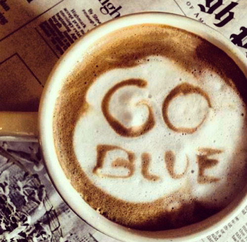 umichstories:<br /><br />That’s what we call a cup of coffee. Good morning and always GO BLUE! Thanks for sharing, @stephenjnesbitt.<br />