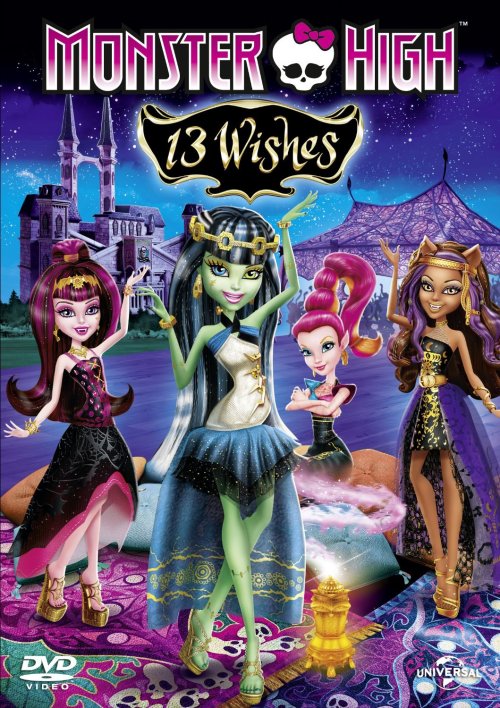 New cover for the Monster High 13 Wishes DVD