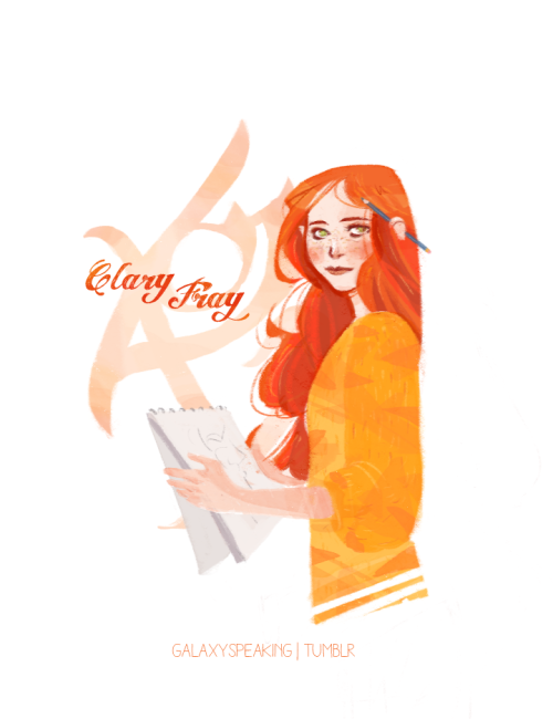 Gosh, this is lovely. I look forward to seeing more of this artist&#8217;s work!
downworld-chronicles:

galaxyspeaking:

I wanted to draw Clary from the Mortal Instruments, as I finally finished the first three books. This is how I pictured her while reading. Jace will follow soon&#160;!

So pretty :)
