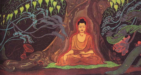 gif trippy hippie acid psychedelic peace meditation buddhist buddha chant Spiritual zen India awakening om inner peace enlightenment 