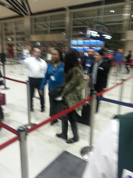 
Selena at the airport
