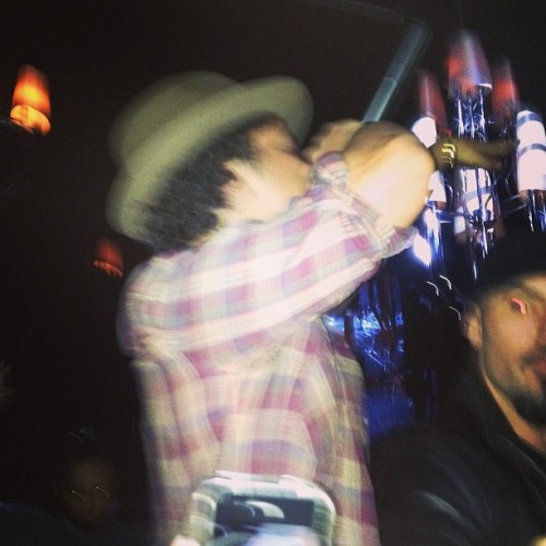 Bruno at the after party in Zurich (x)