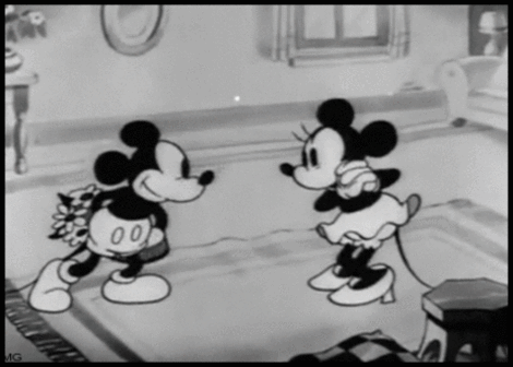 Mickey and Minnie Mouse in &#8220;Puppy Love&#8221; (1933) - Walt Disney