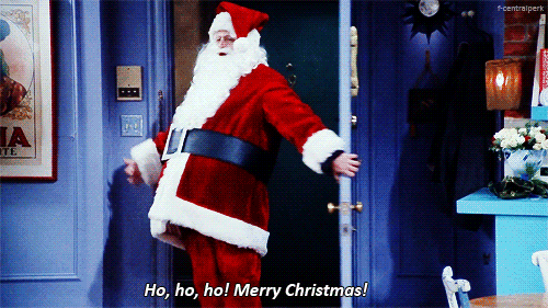 Merry Christmas gifs friends TV chandler bing season 7 Matthew Perry