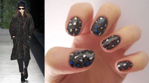a leopard mani how to inspired by tracy reese