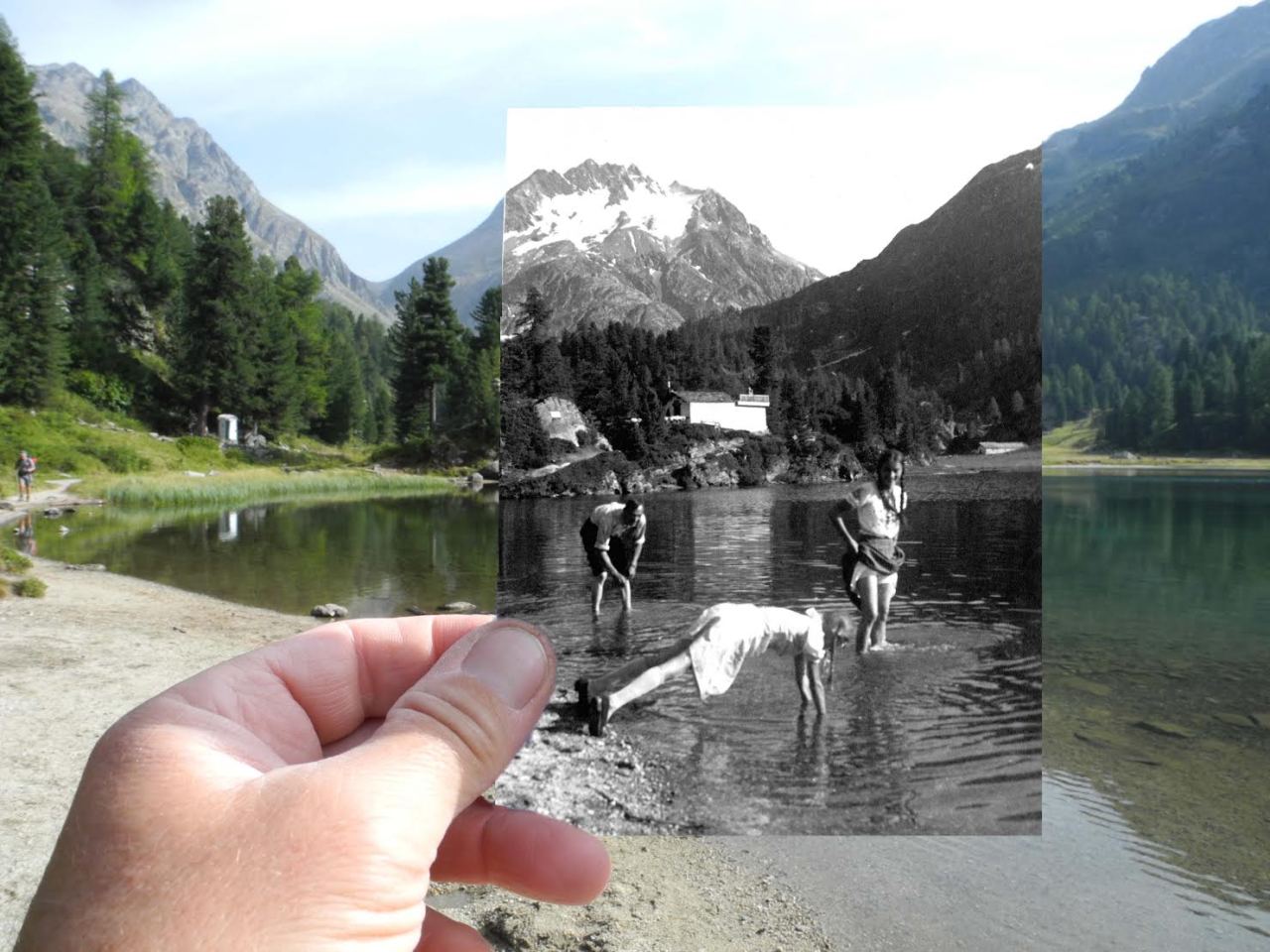 Dear Photograph,It was 70 years ago when my mother dipped her toes in Lake Cavloc, Switzerland along side her father and sister. Beauty was all around them and so were the echoes of youth. My mother&#8217;s view has changed now that she lives in a nursing home. Wouldn&#8217;t it have been something if the waters they had danced in had washed the fountain of youth over them&#8230;Peter